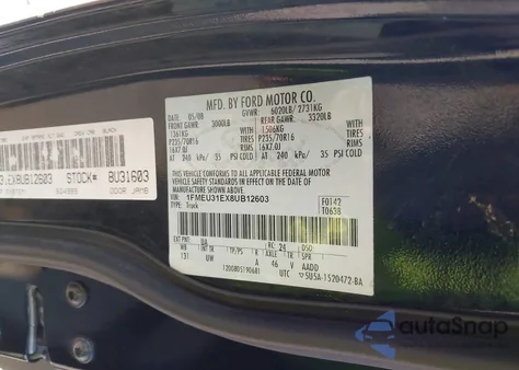 2008 Ford Explorer Sport Trac Xlt from USA, damaged, VIN 1FMEU31EX8UB12603